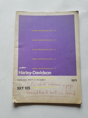 Harley davidson sxt 125 - harley-davidson,